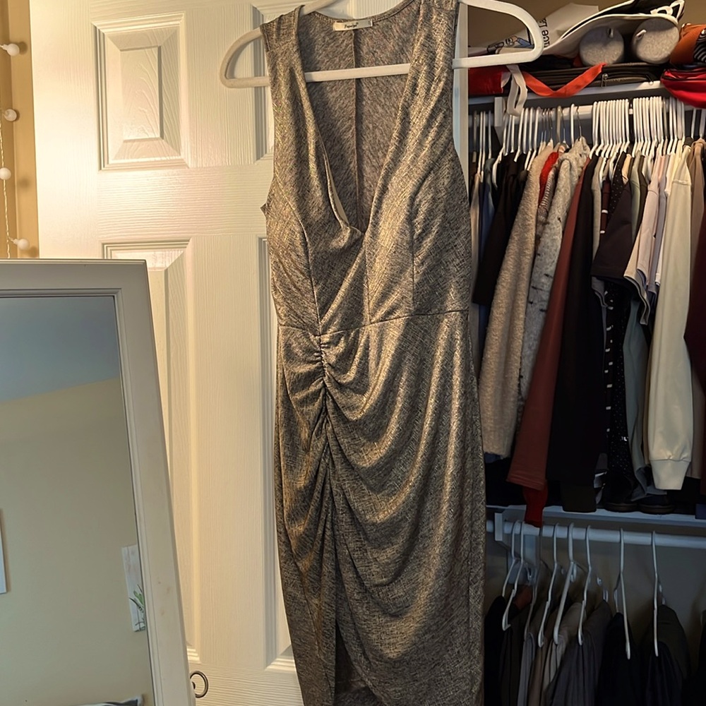 Gold/bronze Dress from Papaya